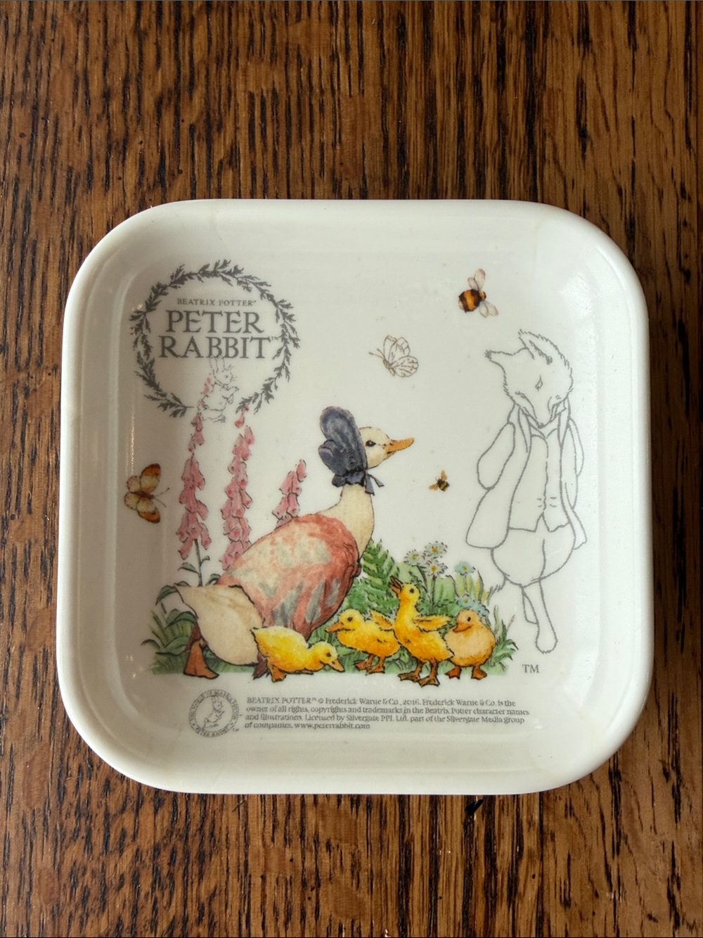 Beatrix Potter Peter Rabbit Mini Melamine Accessory Organizing Tray